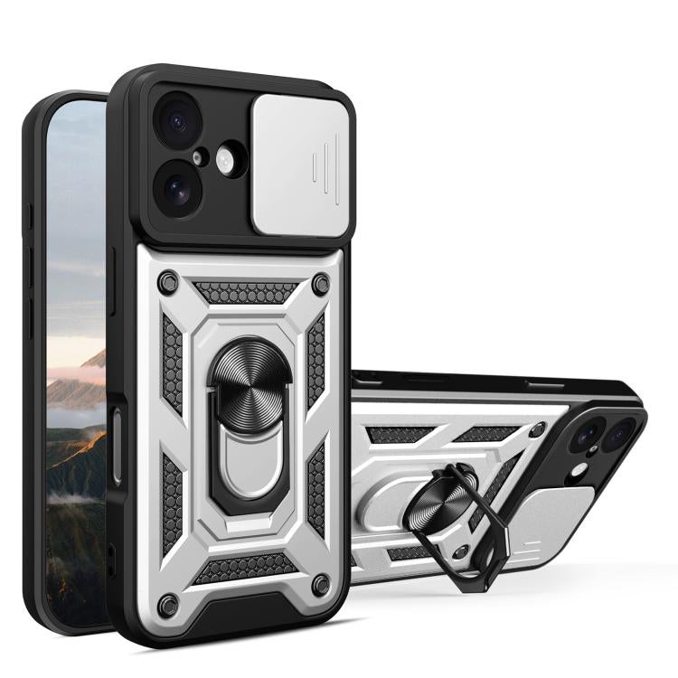 Sliding Camera Cover Design TPU+PC Phone Case, For iPhone 18 Pro, For iPhone 18 Pro Max, For iPhone 17e / 16e, For iPhone 17 Pro Max, For iPhone 17 Pro, For iPhone 17