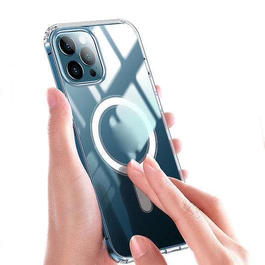 Magsafe Clear Acrylic PC Phone Case, For iPhone 15 Pro Max, For iPhone 15 Pro, For iPhone 15 Plus, For iPhone 15