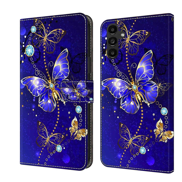 Crystal 3D Shockproof Protective Leather Phone Case, For Samsung Galaxy A24, For Samsung Galaxy A14 4G / 5G