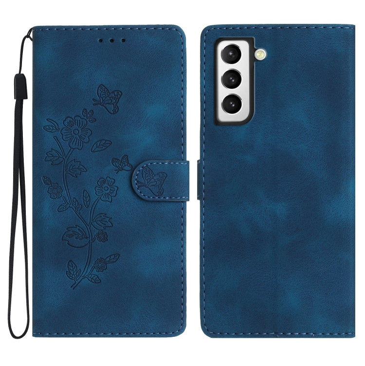 Flower Butterfly Embossing Pattern Leather Phone Case, For Samsung Galaxy S22 5G, For Samsung Galaxy A13 5G, For Samsung Galaxy M32, For Samsung Galaxy A41, For Samsung Galaxy A22 4G, For Samsung Galaxy A22 5G, For Samsung Galaxy S21 FE 5G