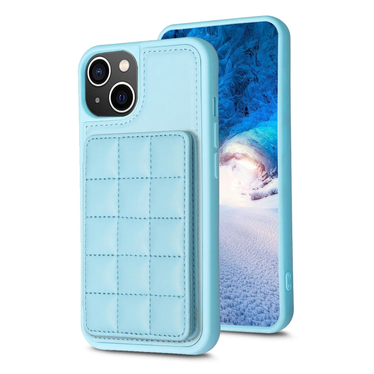 Grid Card Slot Holder Phone Case, For iPhone 15 Pro Max, For iPhone 14 Plus, For iPhone 15 Pro, For iPhone 14 / 13, For iPhone 14 Pro, For iPhone 15 Plus