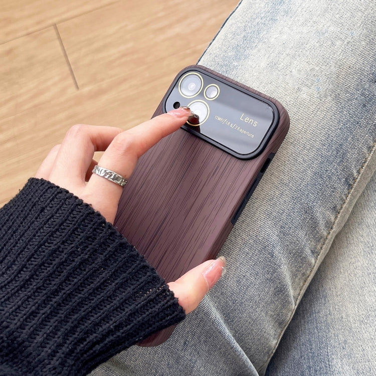Wood Grain TPU Phone Case with Lens Film, For iPhone 12 Pro, For iPhone 11 Pro Max, For iPhone 11, For iPhone 11 Pro