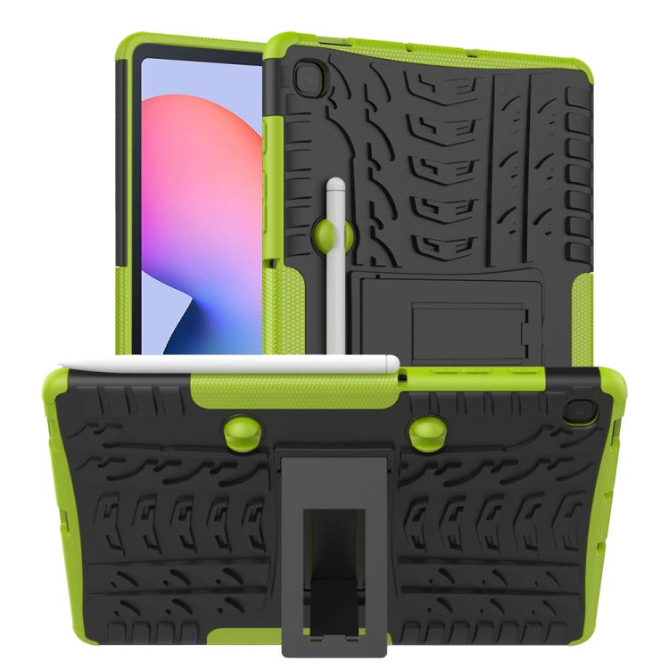 Tire Texture TPU+PC Shockproof Case , with Holder & Pen Tray, For Samsung Galaxy S6 Lite