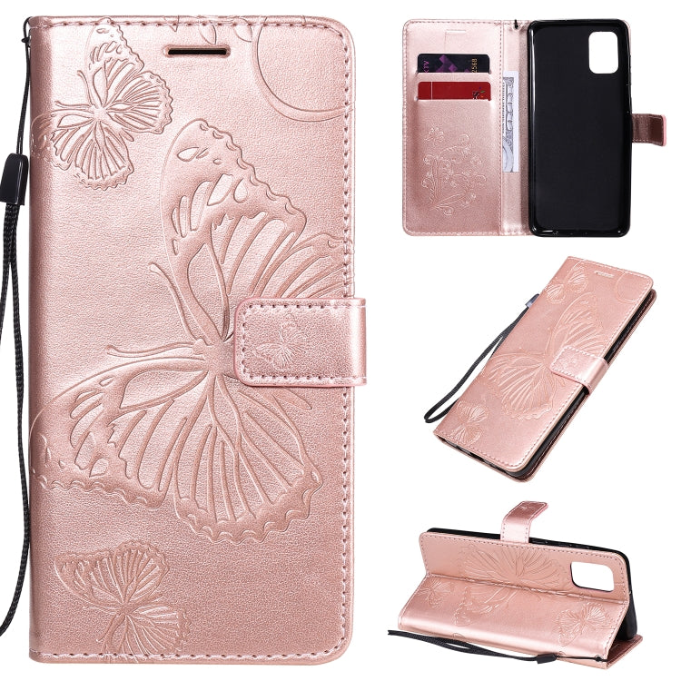 3D Butterflies Embossing Pattern Horizontal Flip Leather Case with Holder & Card Slot & Wallet, For Sony Xperia L4, For Sony Xperia 10 II, For Xiaomi Redmi K30 Pro, For Samsung Galaxy A11, For Samsung Galaxy A21s, For Samsung Galaxy A31