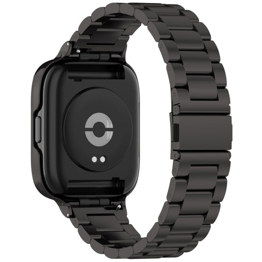 2 in 1 Three-bead Metal Watch Band with Watch Frame, For Redmi Watch 3 Lite / Watch 3 Active