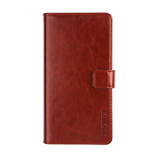 idewei Crazy Horse Texture Horizontal Flip Leather Case with Holder & Card Slots & Wallet, For OPPO Realme X3