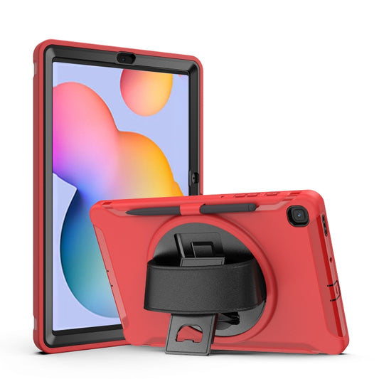 360 Degree Rotation PC+TPU Protective Cover with Holder & Hand Strap & Pen Slot, For Samsung Galaxy Tab A 8.4 (2020) T307, For Samsung Galaxy Tab S6 Lite, For iPad Pro 12.9 inch (2020), For iPad 10.2