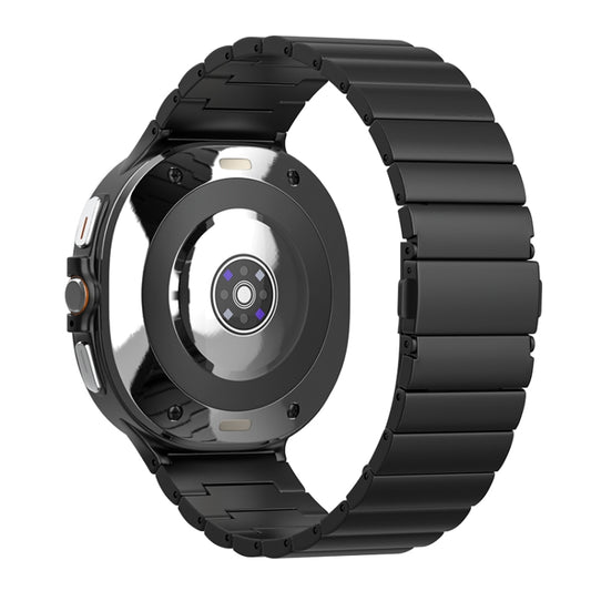 One Bead Flat Buckle Pure Titanium Watch Band, For Samsung Galaxy Watch Ultra / Ultra 2025, For Samsung Galaxy Watch8 / Watch8 Classic