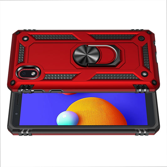 Shockproof TPU + PC Protective Case with 360 Degree Rotating Holder, For Samsung Galaxy A01 Core, For Samsung Galaxy M01 Core, For Motorola Moto G8 Power Lite, For LG Q61, For LG K61