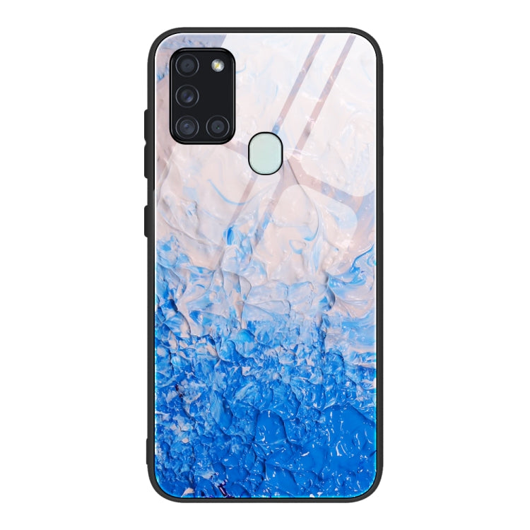 Marble Pattern Glass Protective Case, For Samsung Galaxy Note20 Ultra, For Samsung Galaxy S20 Ultra, For Samsung Galaxy Note10 Lite / A81, For Samsung Galaxy A51, For Samsung Galaxy A50 / A50s / A30s, For Samsung Galaxy A21s
