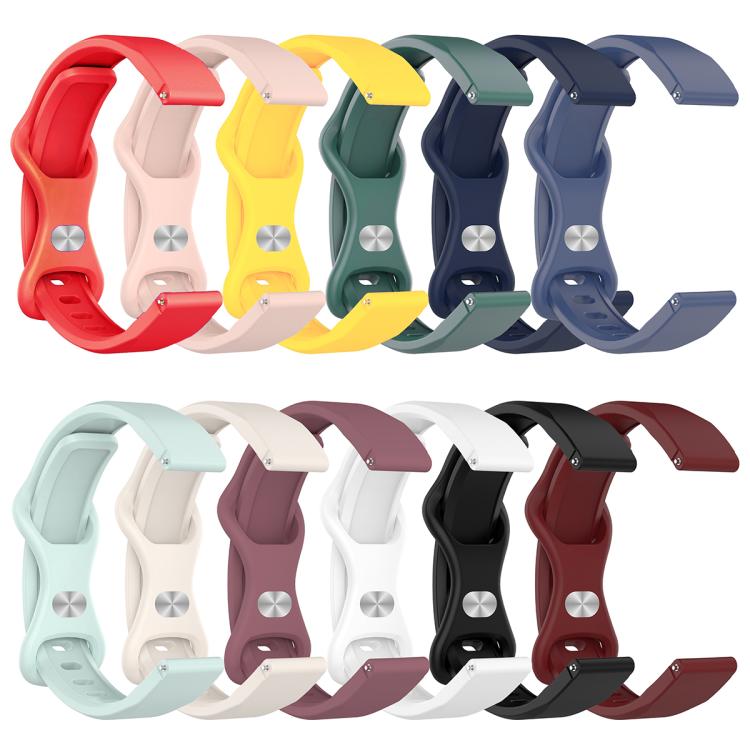 Butterfly Buckle Silicone Watch Band with Transparent Case, For Xiaomi Smart Band 9 / 9 NFC, For Xiaomi Mi Band 8