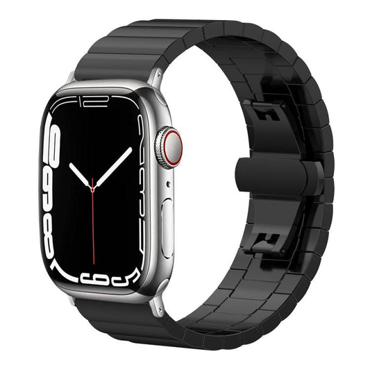 xDfind One-bead Bamboo Solid Stainless Steel Watch Band, For Apple Watch 42 / 44 / 45 / 46 / 49mm 22mm, For Apple Watch 38 / 40 / 41 / S10 42mm 20mm