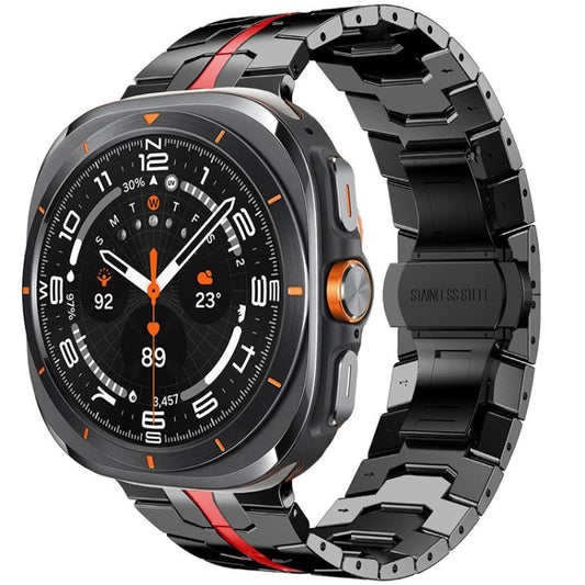 xDfind Butterfly Buckle Stainless Steel Watch Band, For Samsung Galaxy Watch Ultra / Ultra 2025, For Samsung Galaxy Watch8 / 8 Classic
