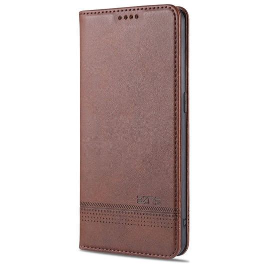 AZNS Magnetic Calf Texture Horizontal Flip Leather Case with Card Slots & Holder & Wallet, For OPPO A91, For Huawei P40, For Huawei P40 Pro, For Samsung Galaxy S10, For Samsung Galaxy S10+, For Samsung Galaxy S20 FE, For Huawei Honor X10 Max