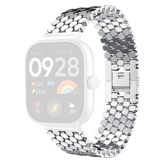 xDfind Fish Scale Texture Metal Watch Band, For Xiaomi Band 10 Pro/9 Pro/Redmi Watch 6/5, For Redmi Watch 3 Active / Watch 3 Lite, For Redmi Watch 3