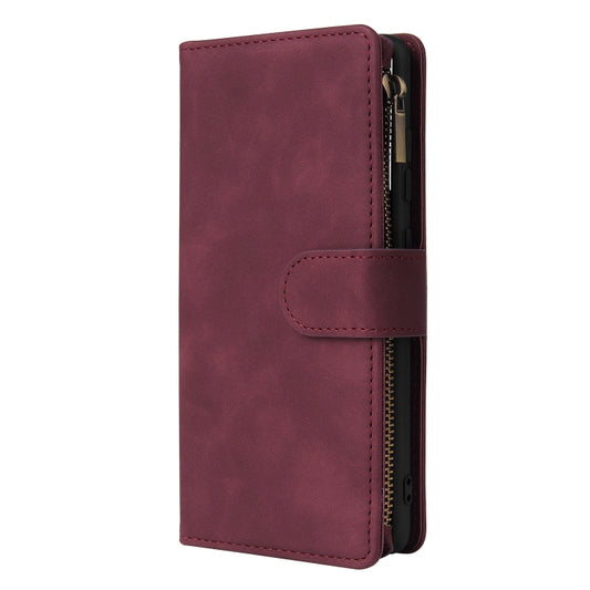 Zipper Wallet Bag Horizontal Flip PU Leather Case with Holder & 9 Card Slots & Wallet & Lanyard & Photo Frame, For Samsung Galaxy S20 FE 5G