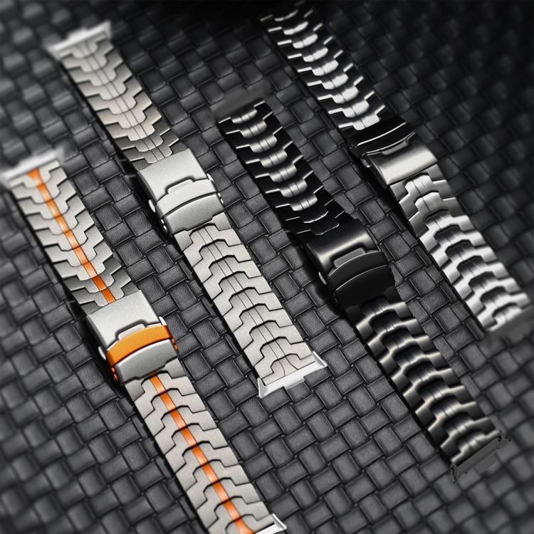 Split Safety Buckle Titanium Alloy Watch Band, For Redmi Watch6/5/4/Xiaomi Band 9 Pro/8 Pro