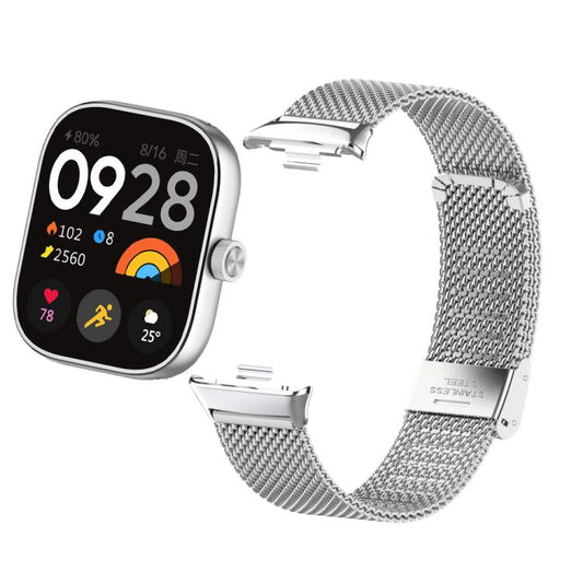 Fine Mesh Buckle Metal Stainless Steel Watch Band, For Xiaomi Band 10 Pro / Redmi Watch 6 / 5