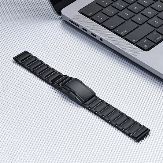 Three Beads Turtle Buckle Titanium Alloy Watch Band, For Samsung Galaxy Fit3