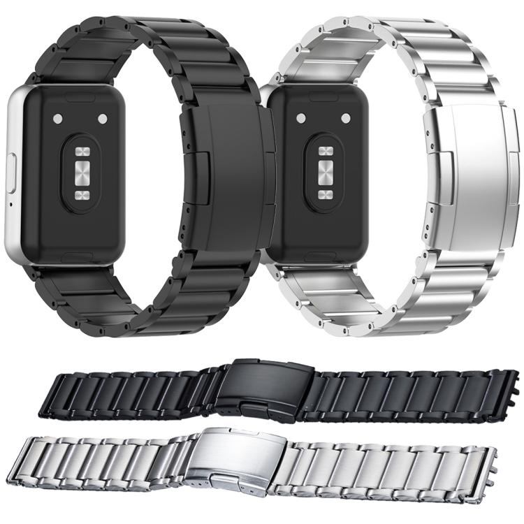 Three Beads Turtle Buckle Titanium Alloy Watch Band, For Samsung Galaxy Fit3