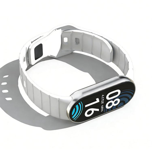xDfind Armor-Style Reverse Buckle Silicone Watch Band, For Xiaomi Smart Band 10 / 9 / 8