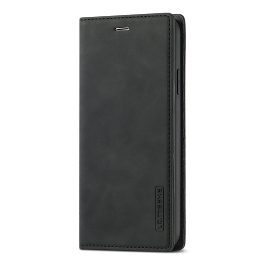LC.IMEEKE Strong Magnetism Ultra-thin Horizontal Flip Shockproof Matte TPU + PU Leather Case with Holder & Card Slots & Wallet, For iPhone 11, For iPhone 11 Pro, For iPhone 11 Pro Max, For iPhone SE 2022 / SE 2020 / 8 / 7