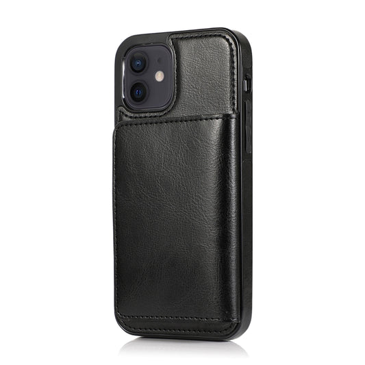 Shockproof PU + TPU Protective Case with Card Slots & Holder, For iPhone 12 mini, For iPhone 12 / 12 Pro, For iPhone 12 Pro Max