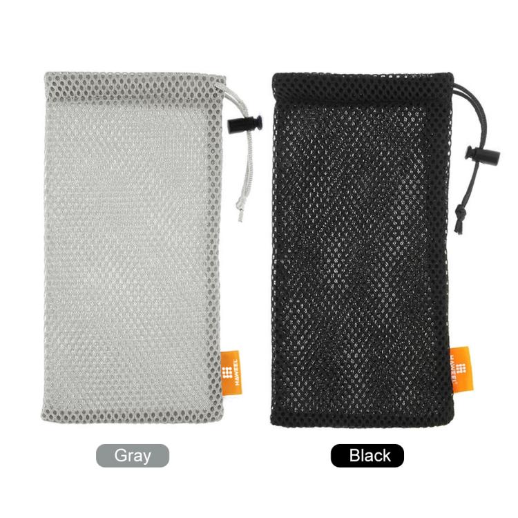 HAWEEL Pouch Bag for Smart Phones, Power Bank and other Accessories, Size up to 5.5 inch, 5.5 inch Black