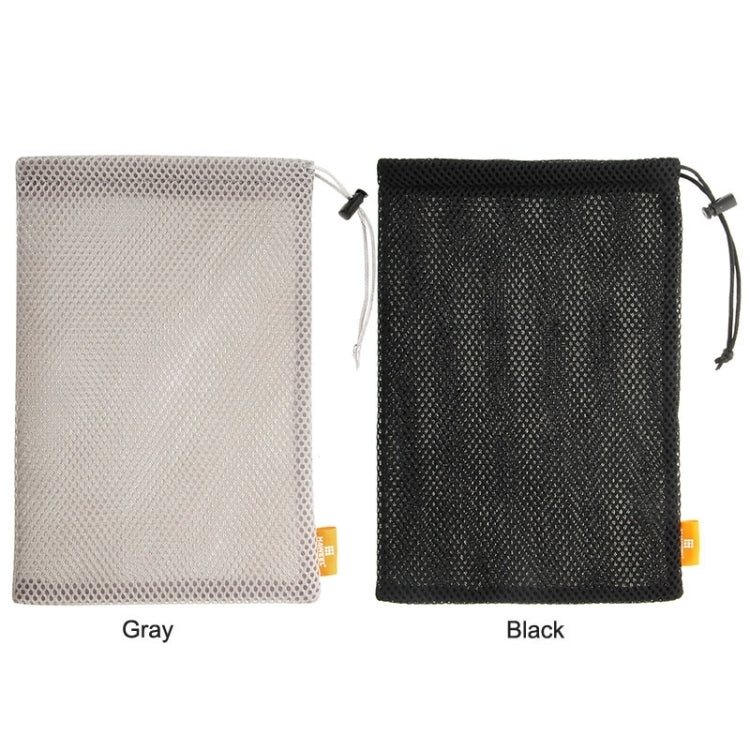HAWEEL Nylon Mesh Pouch Bag with Stay Cord for up to 9.7 inch Screen iPad and Tablet, Size: 29cm x 19cm(Black), 9.7 inch