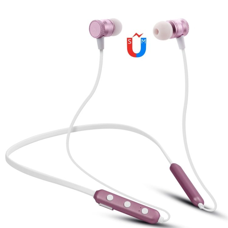 BT-890 Bluetooth 4.2 Hanging Neck Design Bluetooth Headset, Support Music Play & Switching & Volume Control & Answer
