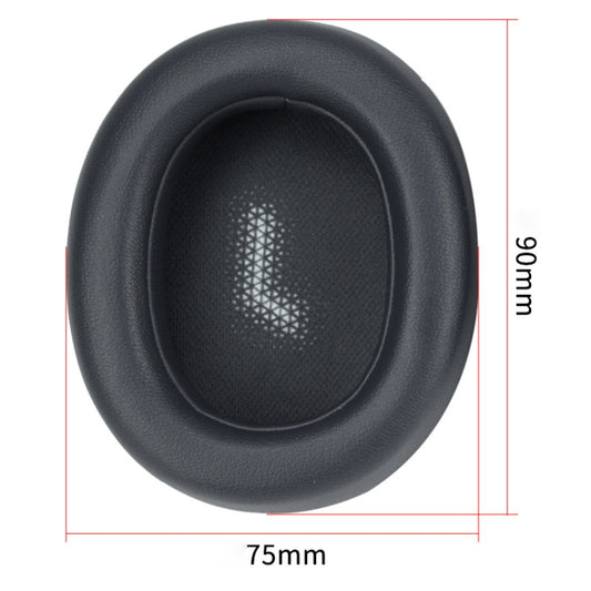 For JBL Everest Elite 750NC Headphones Imitation Leather + Foam Soft Earphone Protective Cover Earmuffs,One Pair, For Everest Elite 750NC Bronze, For Everest Elite 750NC Blue