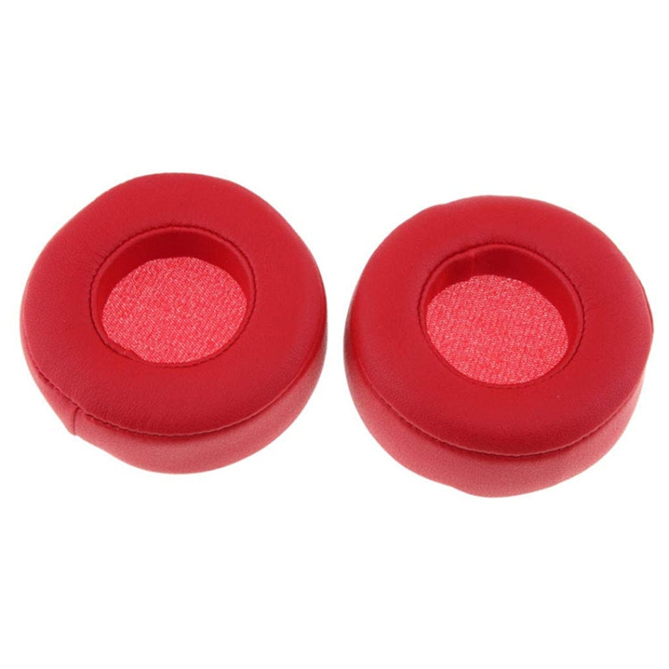 2 PCS For Beats Studio Mixr Headphone Protective Leather Cover Sponge Earmuffs, Black, Red, White