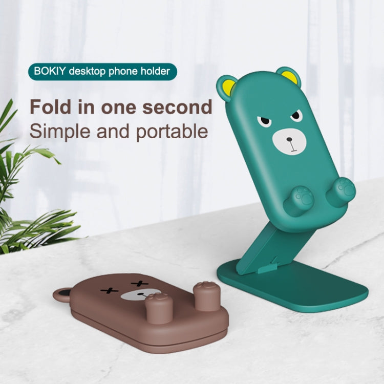 DK-XX-111 Cartoon Animal Retractable Phone Lazy Bracket Foldable Desktop Holder