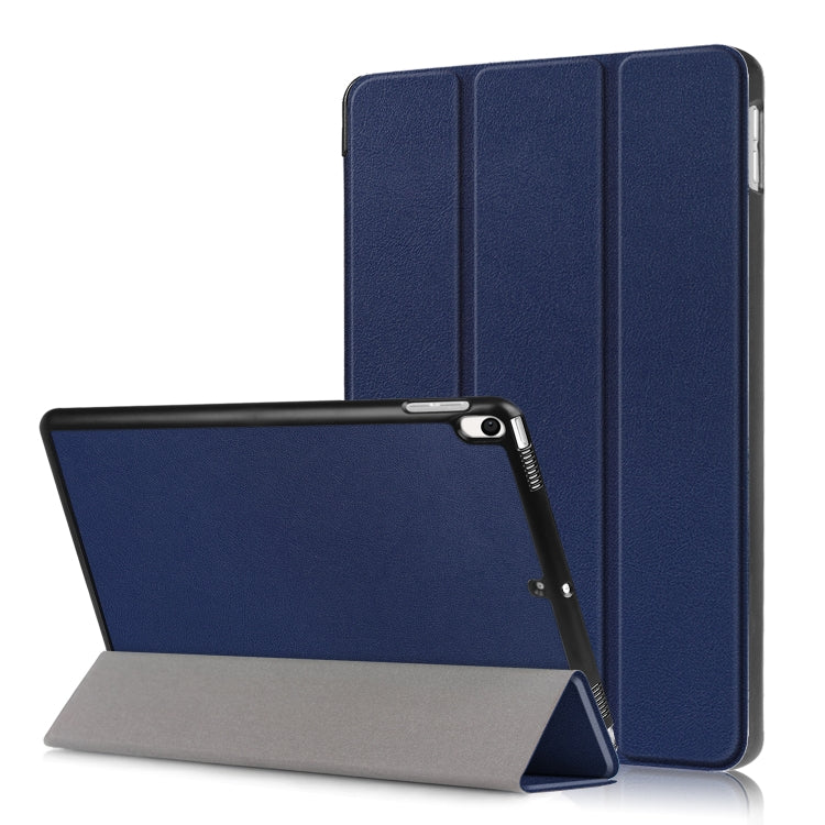 Custer Texture Horizontal Flip Leather Case for iPad Air 2019 10.5 inch, with Three-folding Holder & Sleep / Wake-up Function, For iPad Air 2019 10.5 inch