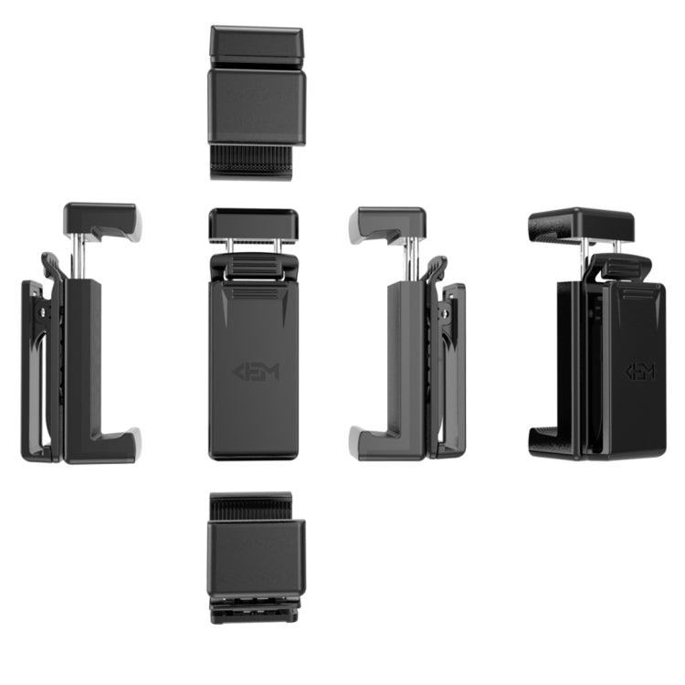 Universal Cell Phone Dropproof Adjustable Desk Stand Clip Bracket Holder for iPhone X & 8 Plus, Clip Bracket (Black), Clip Bracket (White)