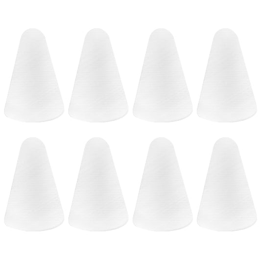 8 PCS Non-slip Mute Wear-resistant Nib Cover for Apple Pencil 1 / 2, Transparent, White, Dark Blue, Mint Green