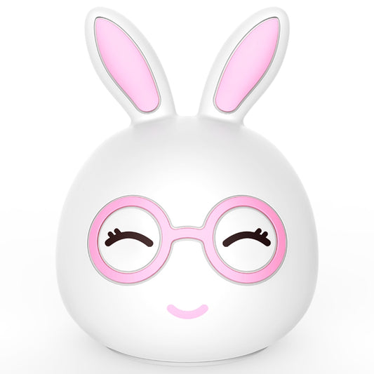 Happy Rabbit Creative Touch 3D LED Decorative Night Light, AAA Battery Version, AAA Battery Version (Pink), AAA Battery Version (Blue)