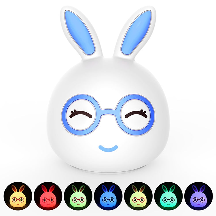 Happy Rabbit Creative Touch 3D LED Decorative Night Light, AAA Battery Version, AAA Battery Version (Pink), AAA Battery Version (Blue)