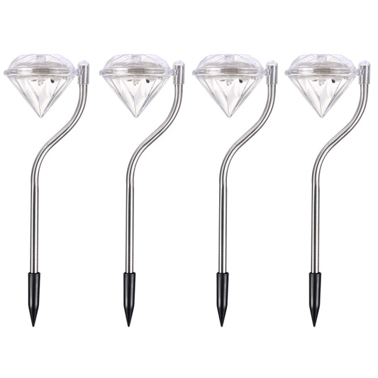 Outdoor Garden Landscape Path Decorative Diamond Lights, Random Color Delivery