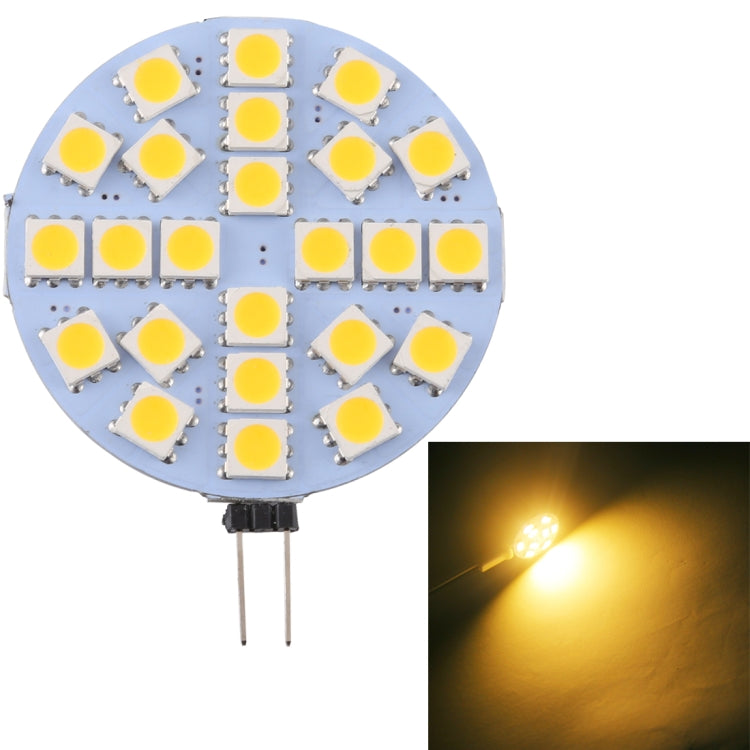 G4 24 LEDs SMD 5050 288LM 2800-3200K Stepless Dimming Energy Saving Light Pin Base Lamp Bulb, DC 12V, G4 24LEDs SMD 5050 288LM, G4 24 LEDs SMD 5050 288LM