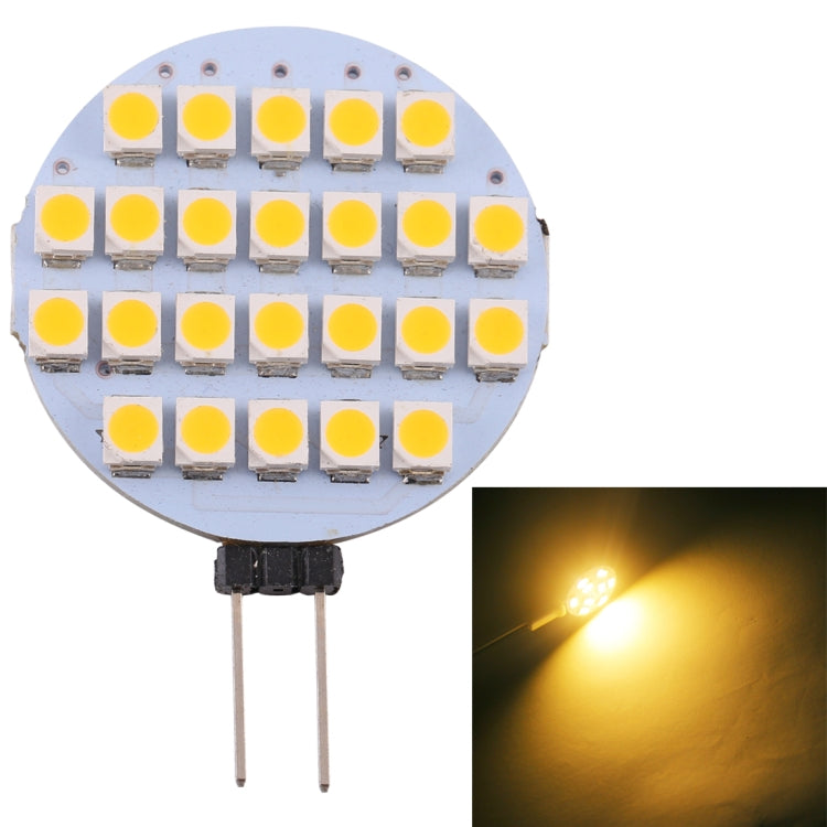 G4 24 LEDs SMD 3528 168LM 2800-3200K Stepless Dimming Energy Saving Light Pin Base Lamp Bulb, DC 12V, G4 24 LEDs SMD 3528 168LM