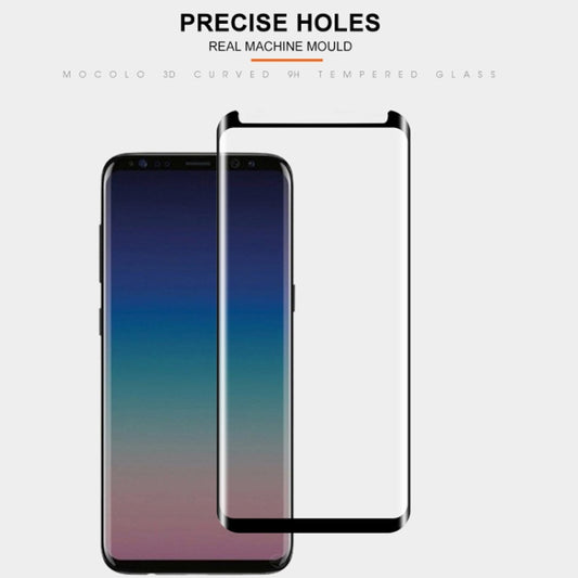 mocolo 0.33mm 9H 3D Curved Tempered Glass Film for Galaxy S9+, Galaxy S9+