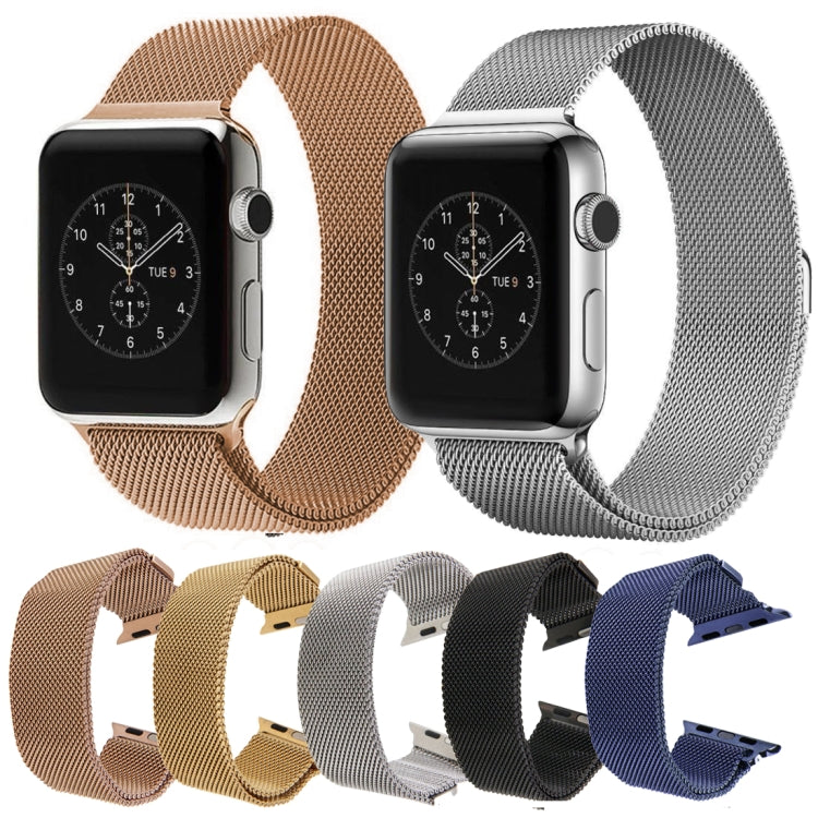 For Apple Watch 46mm / 49mm / 45mm / 44mm Milanese Loop Magnetic Stainless Steel Watch Band, For Apple Watch 46mm / 49mm / 45mm / 44mm