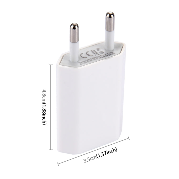 5V / 1A Single USB Port Charger Travel Charger, EU Plug, US Plug White, EU Plug Blue, EU Plug Black, EU Plug Magenta, EU Plug Dark Blue, EU Plug White, EU Plug (Green), EU Plug Orange