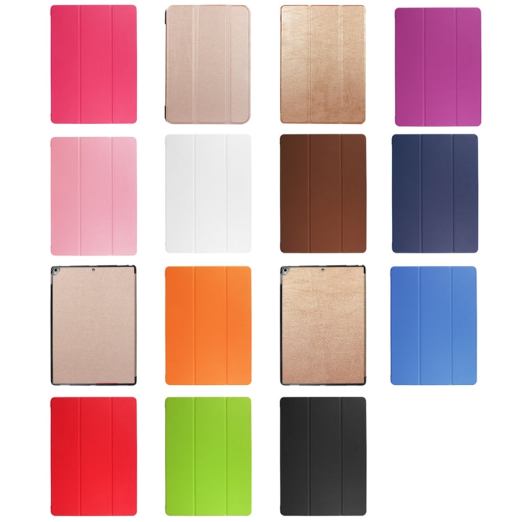 Custer Texture Horizontal Flip Smart Leather Case with 3-folding Holder & Sleep / Wake-up Function for iPad ro 12.9 inch 2017 / 2015, For iPad Pro 12.9 inch, iPad Pro 12.9 inch