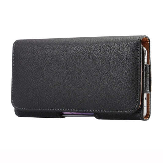 5.7 inch Litchi Texture Vertical Flip Thwartwise Leather Case / Waist Bag for Galaxy S8+ / S9+ / Note 8, iPhone 8 Plus / 7 Plus(Black), For Galaxy Note 5 & Galaxy S7 Plus & Galaxy Note 4 / N910