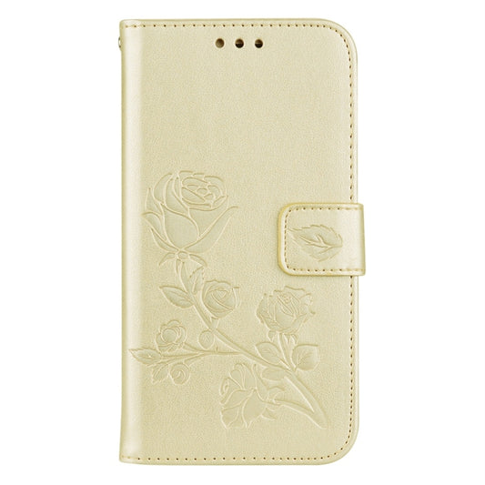 For Galaxy J3 (2017) / J330 (EU Version) Roses Pressed Flower Pattern Horizontal Flip Leather Case with Holder & Card Slots & Wallet, For Galaxy J3 (2017) / J330 (EU Version), For Samsung Galaxy J3 (2017) / J330 (EU Version)