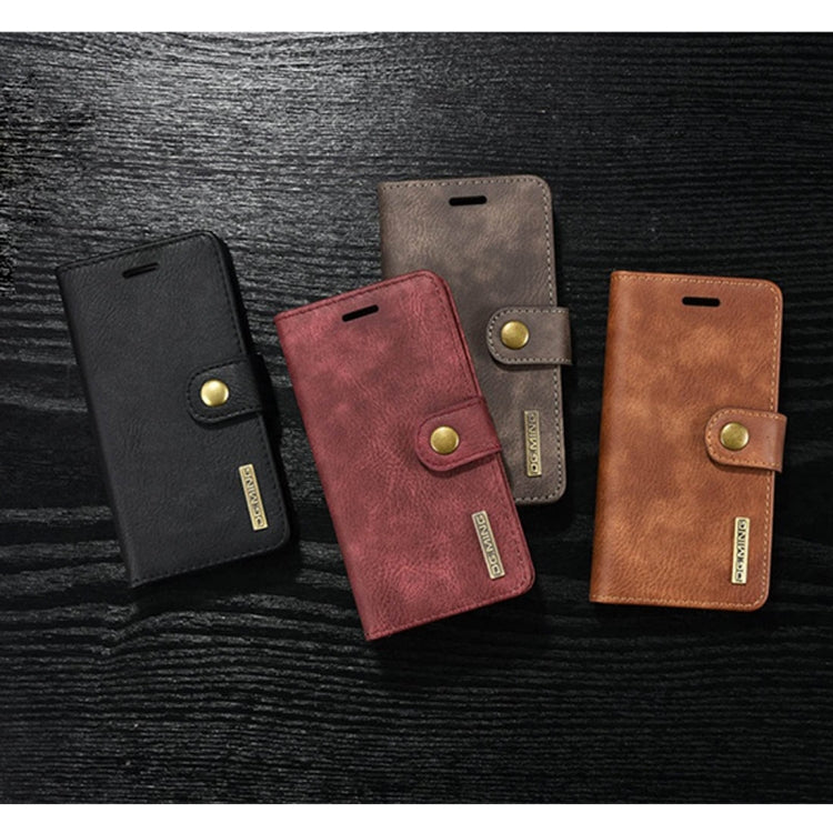 DG.MING for Galaxy Note 8 Crazy Horse Texture Horizontal Flip Detachable Magnetic Protective Case with Holder & Card Slots & Wallet, Galaxy Note 8