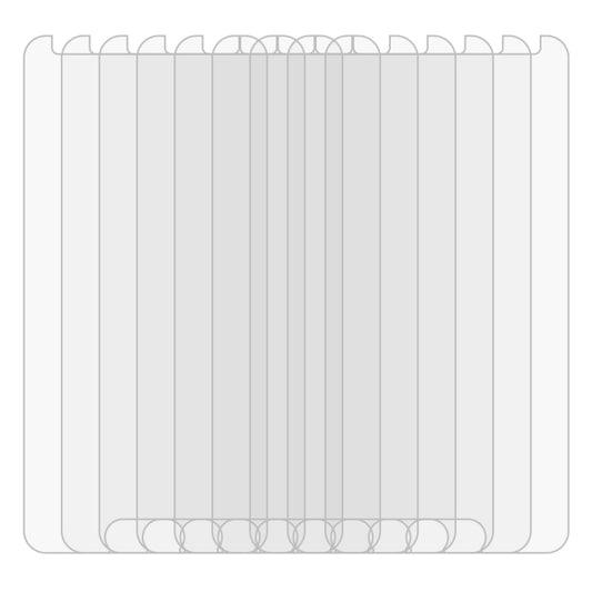 50 PCS For Galaxy A3 (2017) / A320 0.26mm 9H Surface Hardness 2.5D Explosion-proof Tempered Glass Screen Film, 50pcs