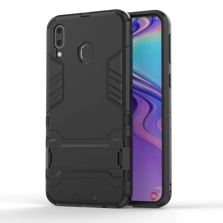 Shockproof PC + TPU Case for Galaxy M20, with Holder, Galaxy M20, For Samsung Galaxy M20